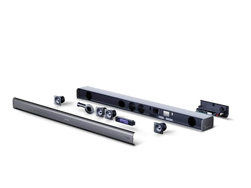 Sharp Soundbar HT-SBW460 Soundbar mit drahtlosem Subwoofer und Dolby Atmos