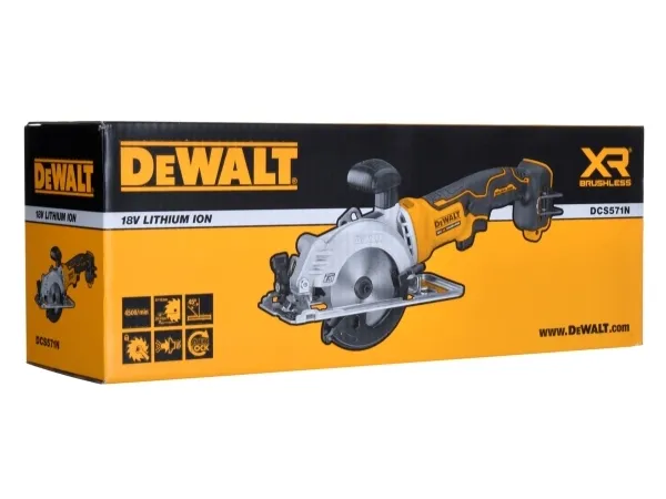 Dewalt DEWALT CIRCULAR SAW 18V 115mm WITHOUT BATTERIES AND CHARGER DCS571N DCS571N-XJ - SOLO