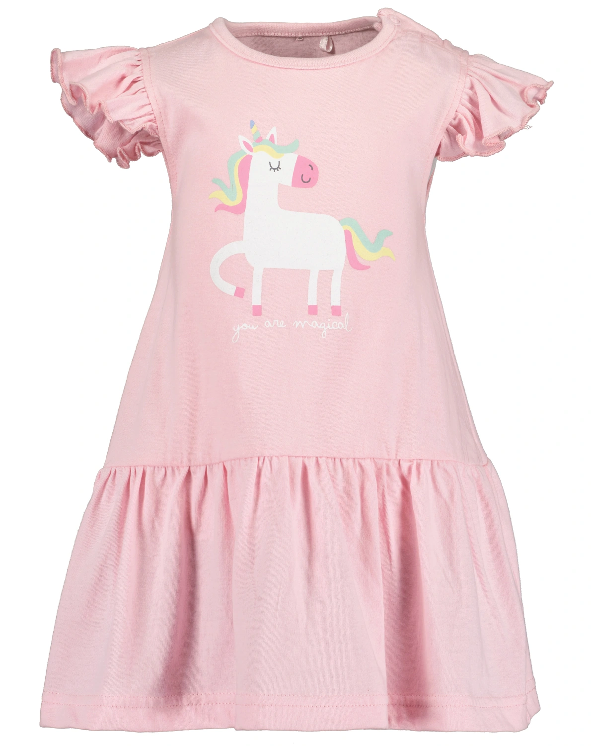Kurzarm-Kleid YOU ARE MAGICAL in rosa