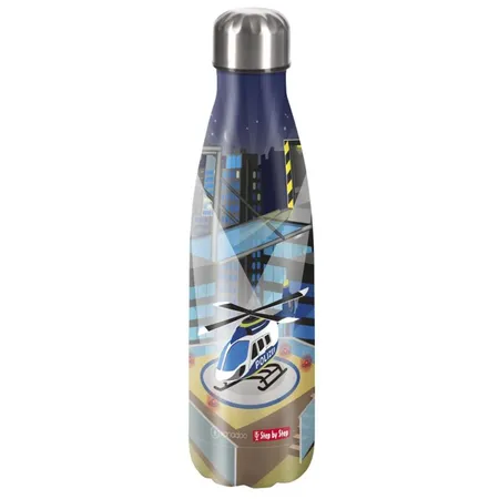 Step by Step Isolierte Edelstahl-Trinkflasche 