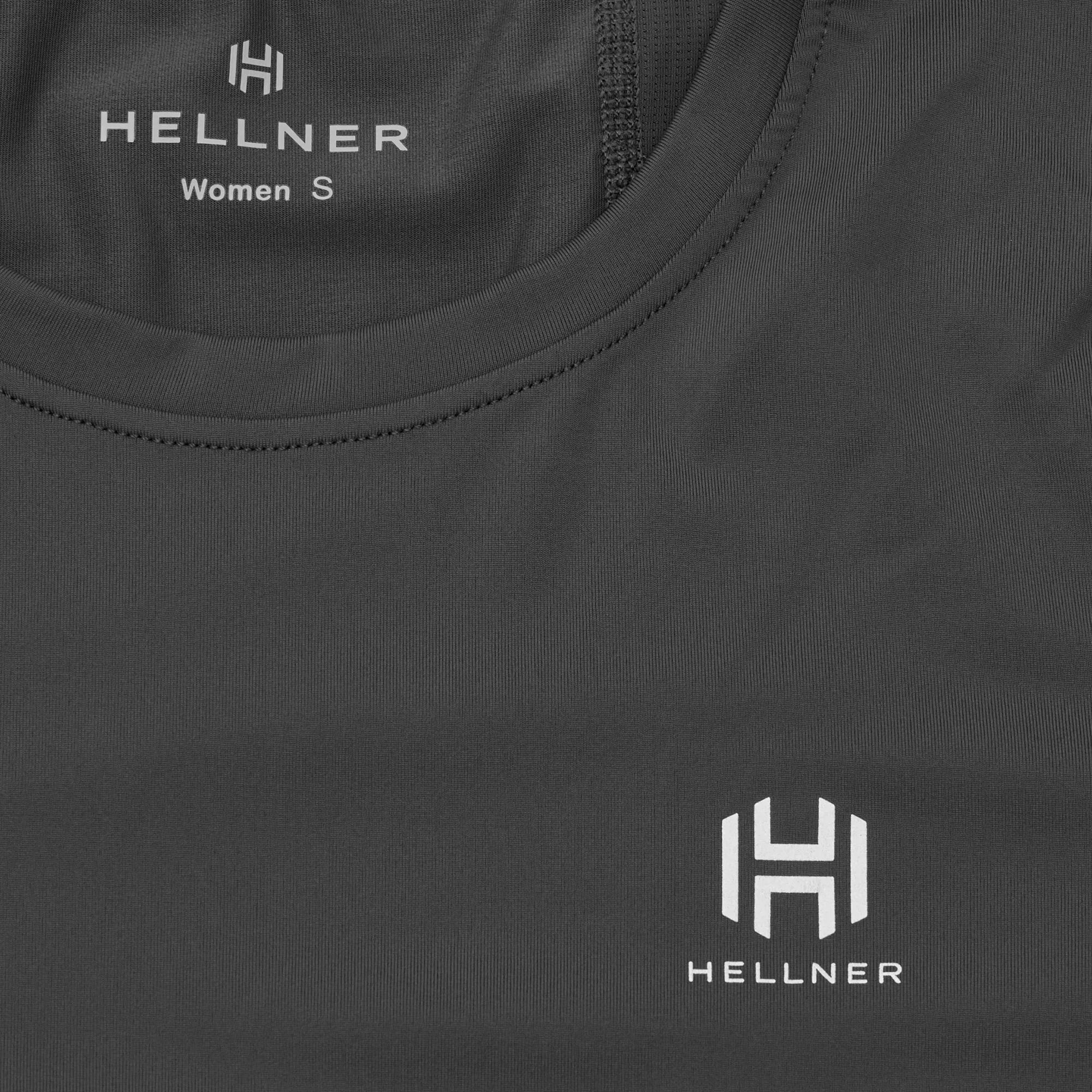 Hellner Sallu Running Top Ss Wmn Asphalt