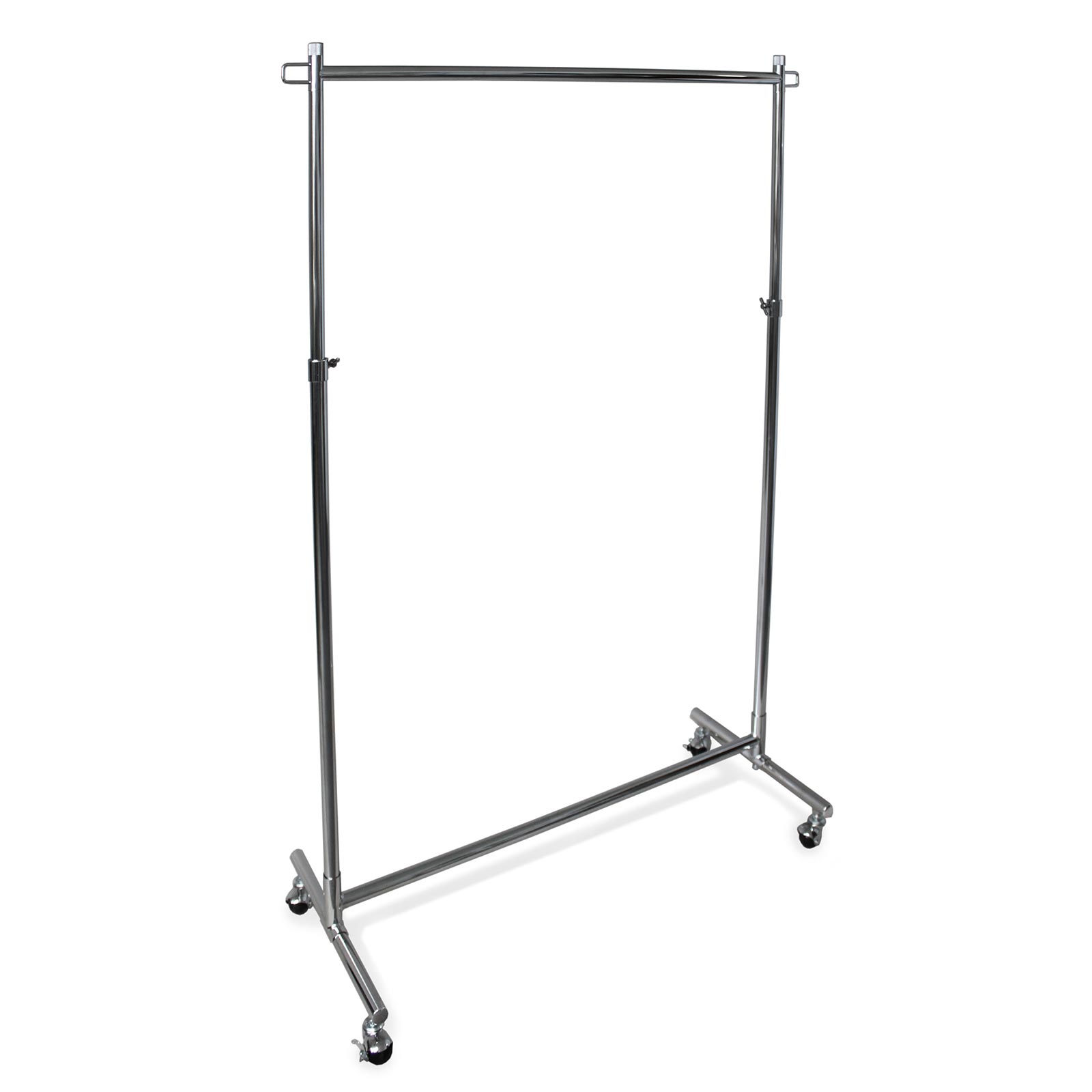 Kleiderwagen - Chrom glänzend - Stahl - 90 cm breit