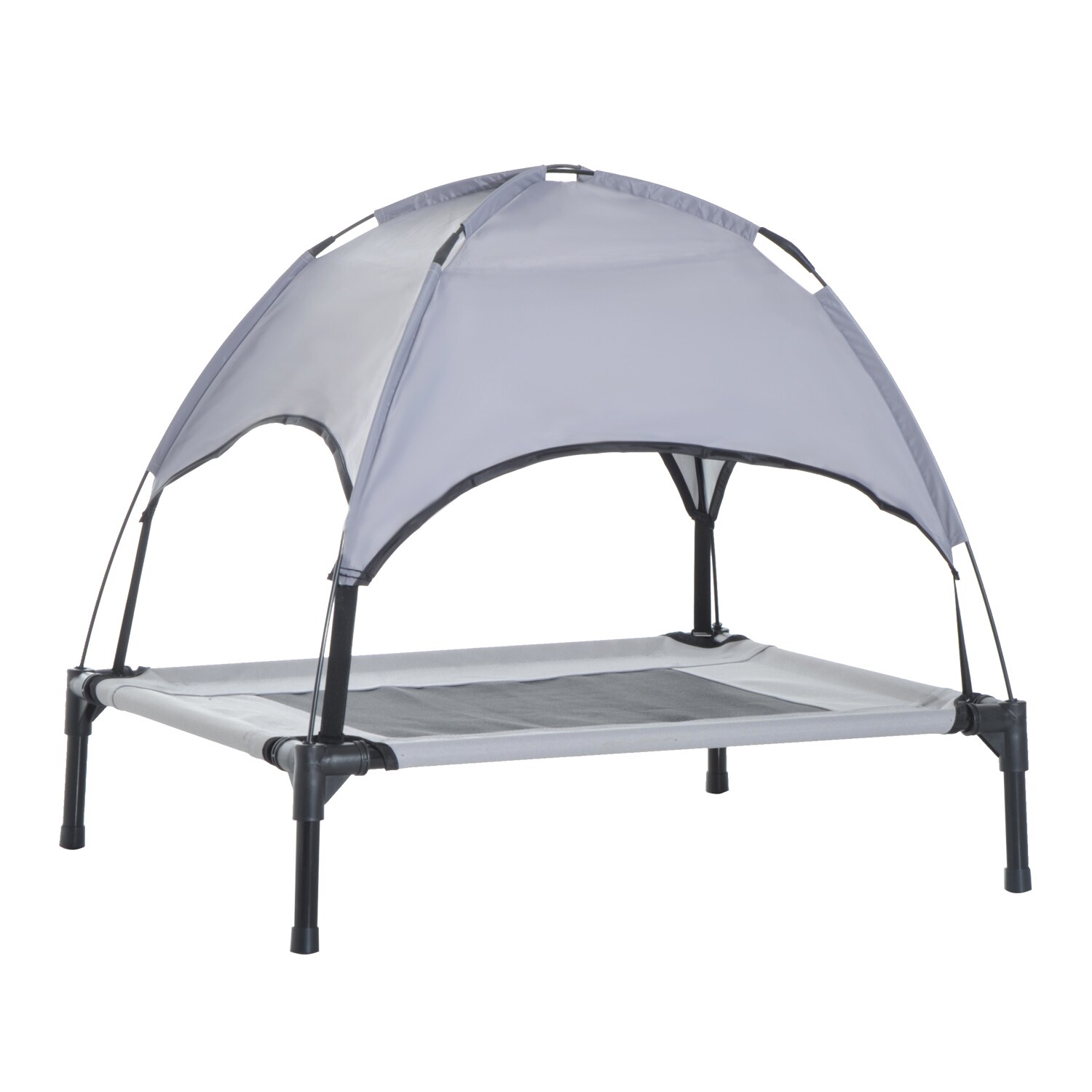 PawHut Haustierbett mit Baldachin L76 x B61 x H76 cm