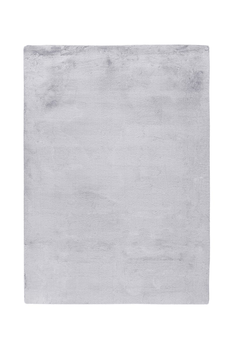 Radiantique hoogpolig tapijt, grijs/wit, 35 mm, effen, modern, 160 x 230 cm
