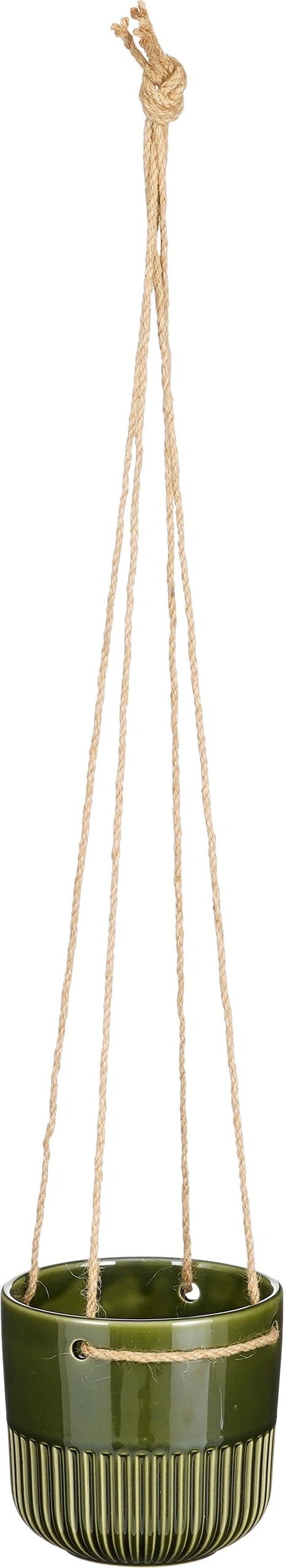 Mica Decorations hangpot Primo groen D 14 H 13 cm