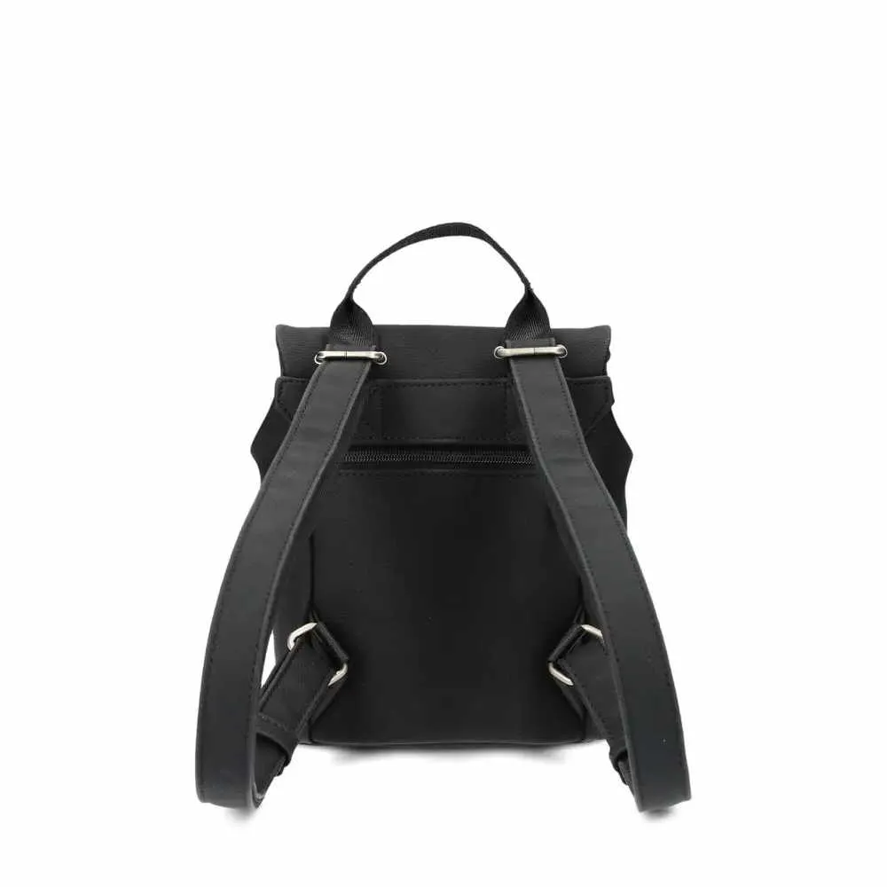 ZWEI Rucksack Schwarz Lederimitat