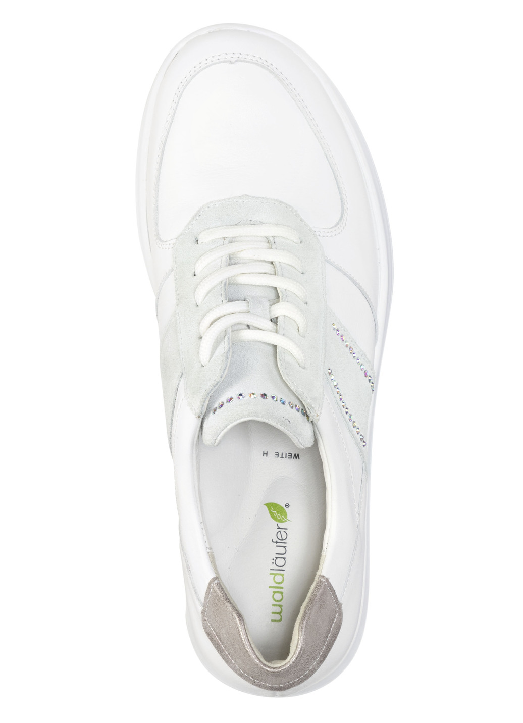 Waldläufer Sneaker mit Glitzersteinchen
