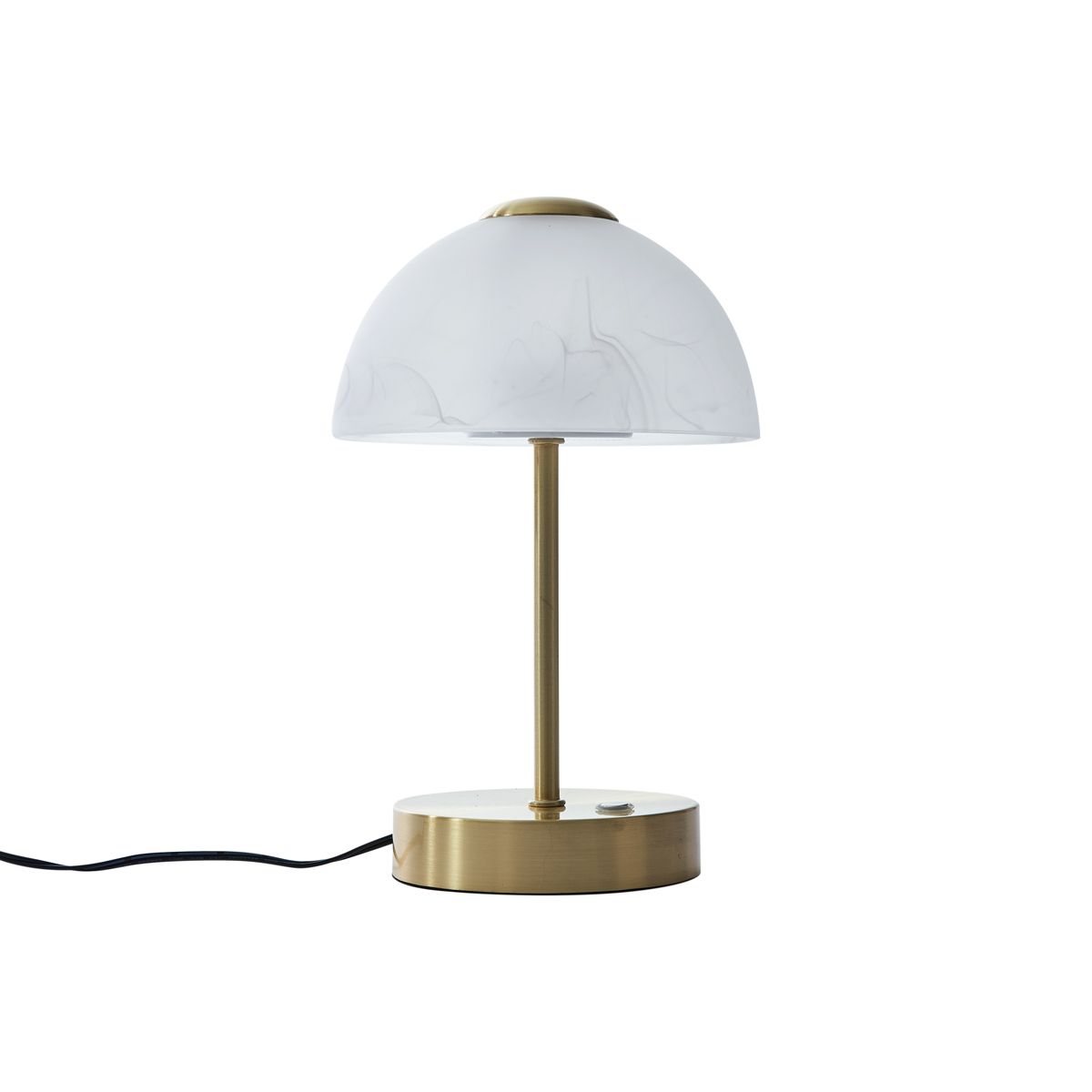 Design tafellamp goud met opaal glas incl. LED dimbaar - Joya
