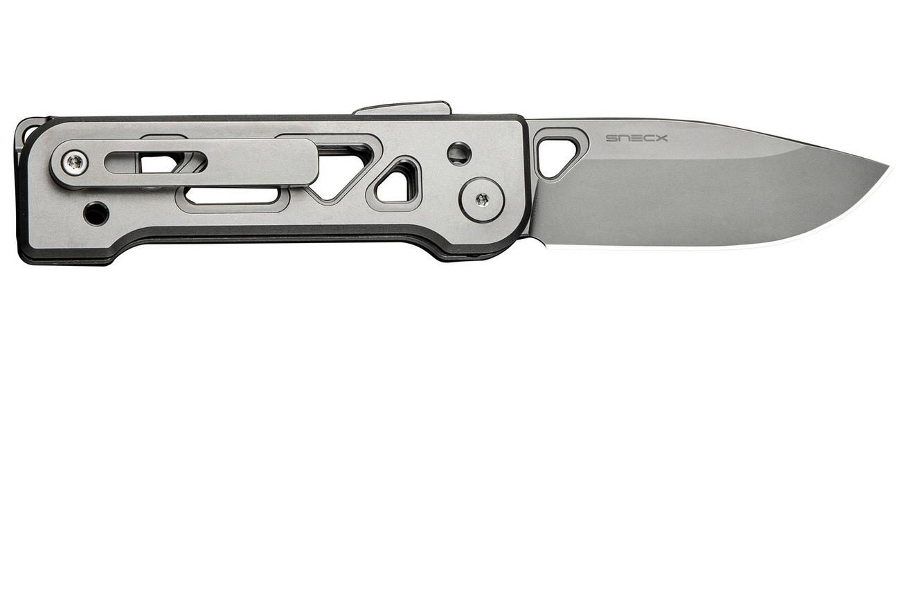 WE Knife Tyro WE24001-2 Stonewashed CPM 20CV, Gray Titanium, Snecx Tan design, zakmes