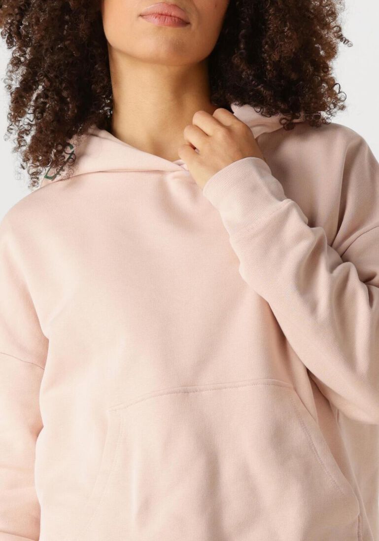 zand closed trui logo hoodie