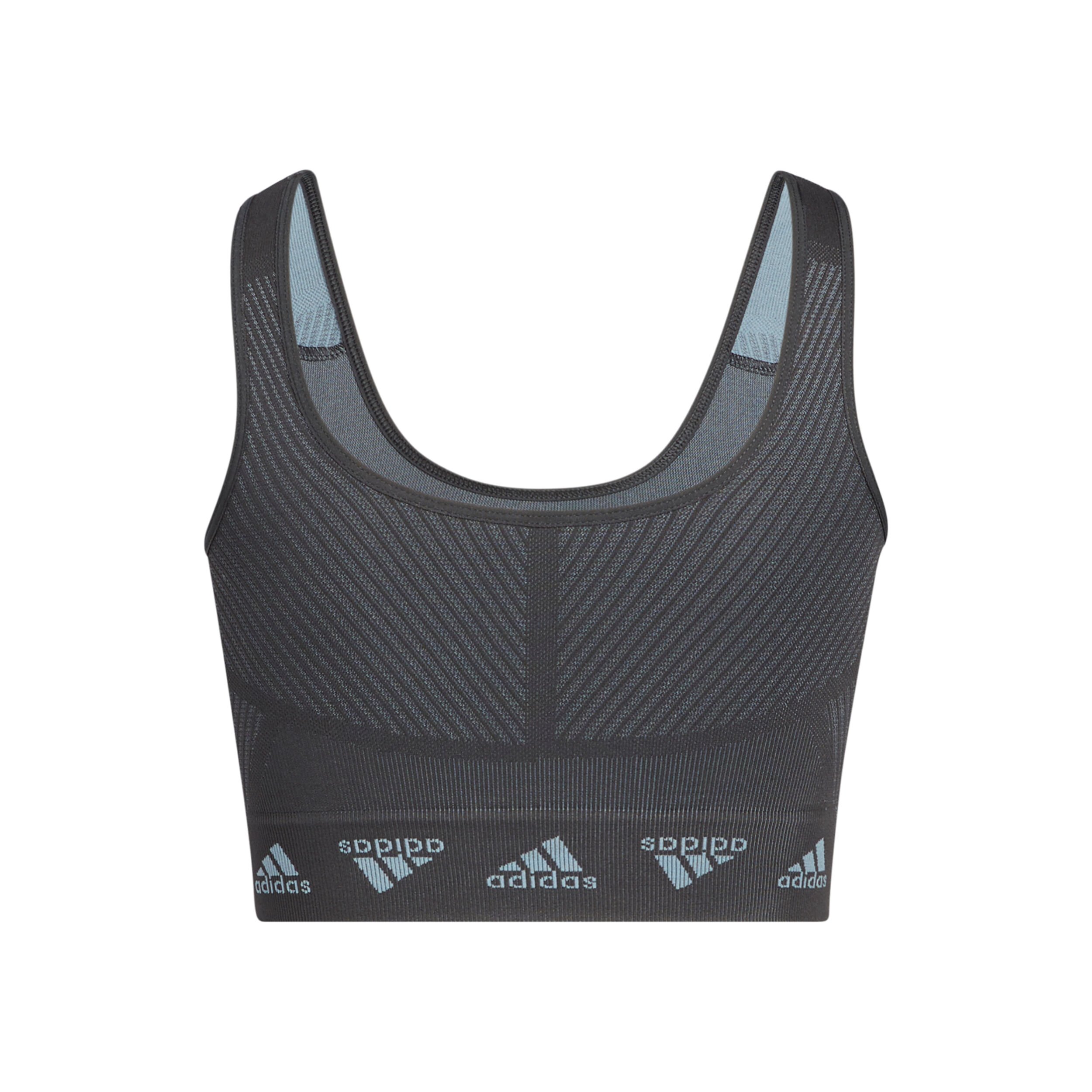 adidas Aeroknit Soutien-gorge Sport Femmes - Gris Foncé