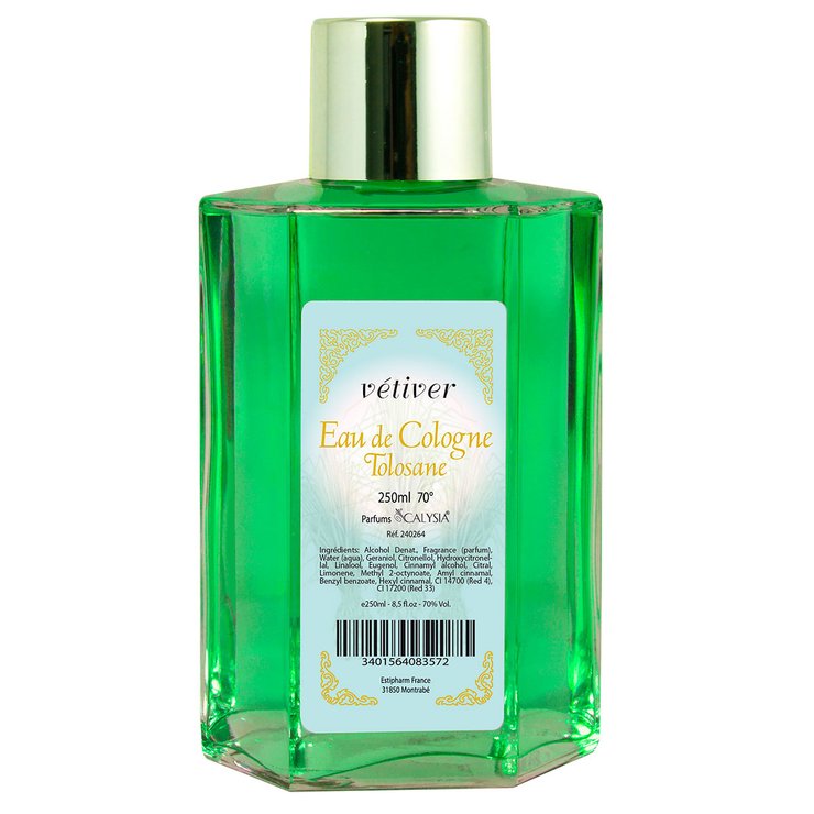 Tolosane eau de Cologne Vétiver 70° 250ml