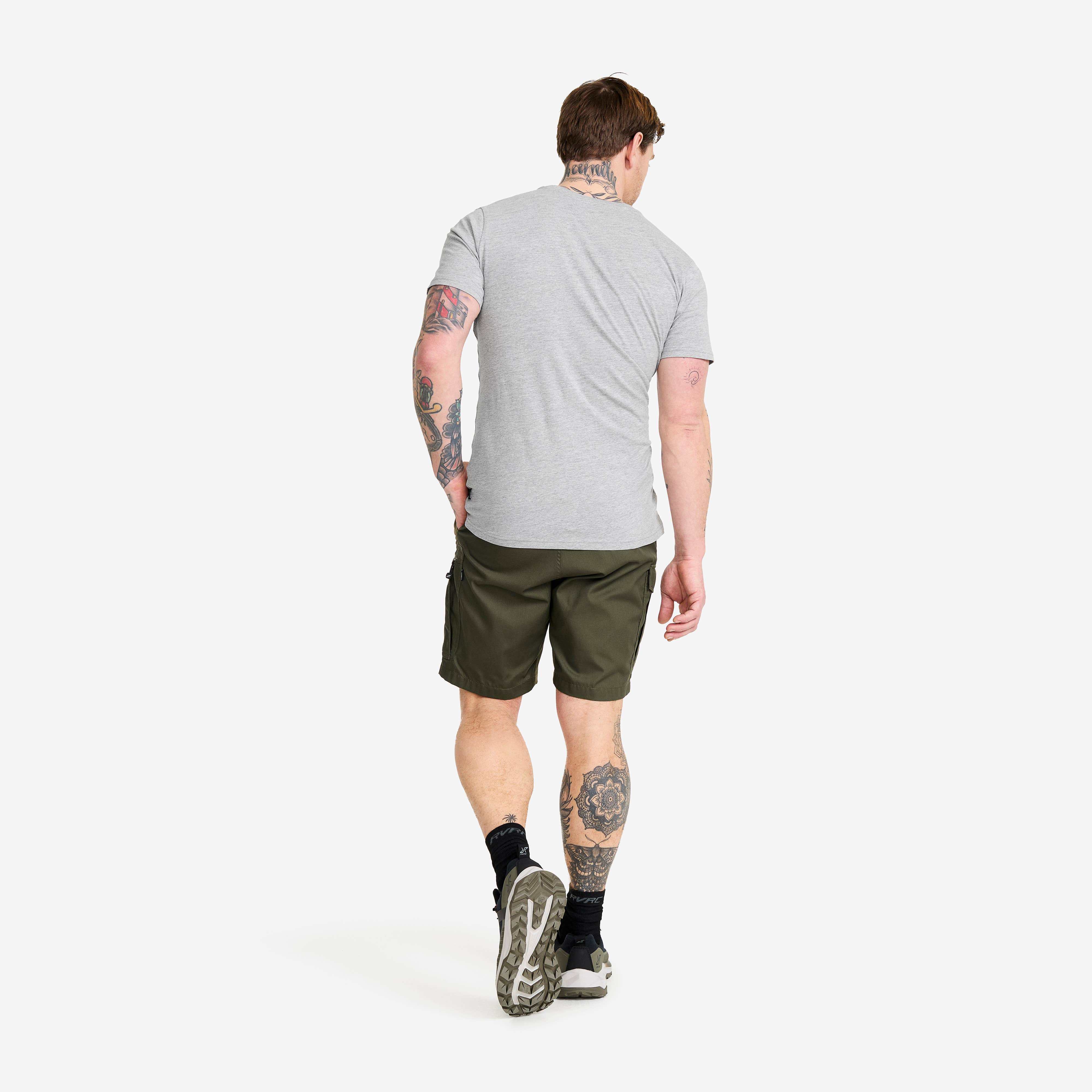 Easy T-shirt Slim Fit Herre Grey Melange