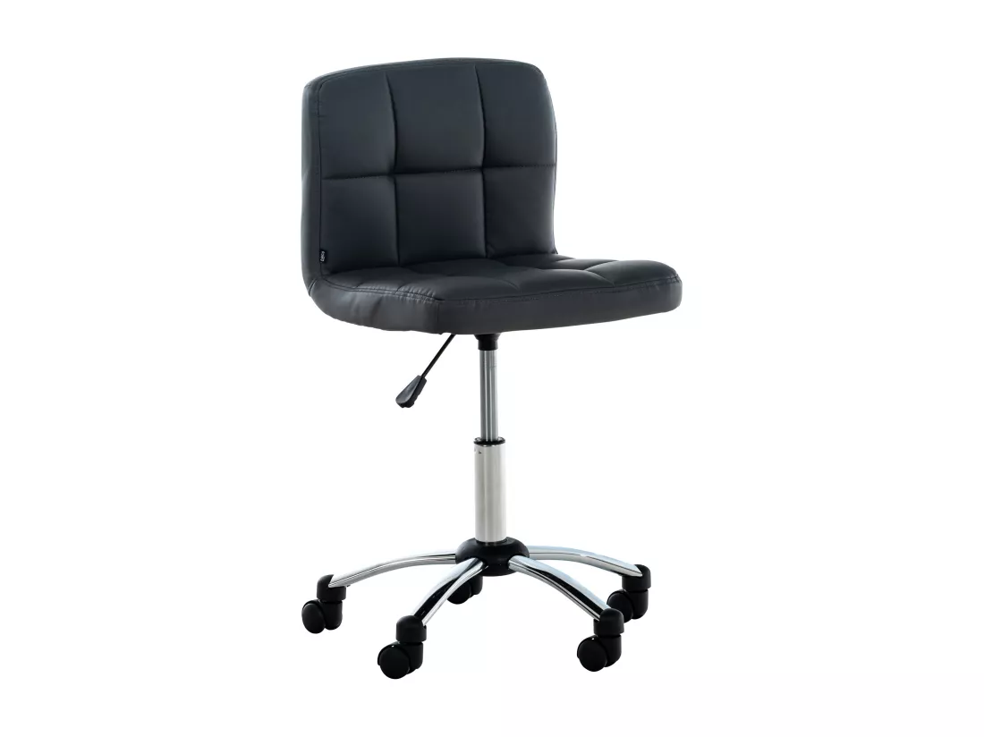 Chaise de bureau - Similicuir & Métal - Gris - Medica