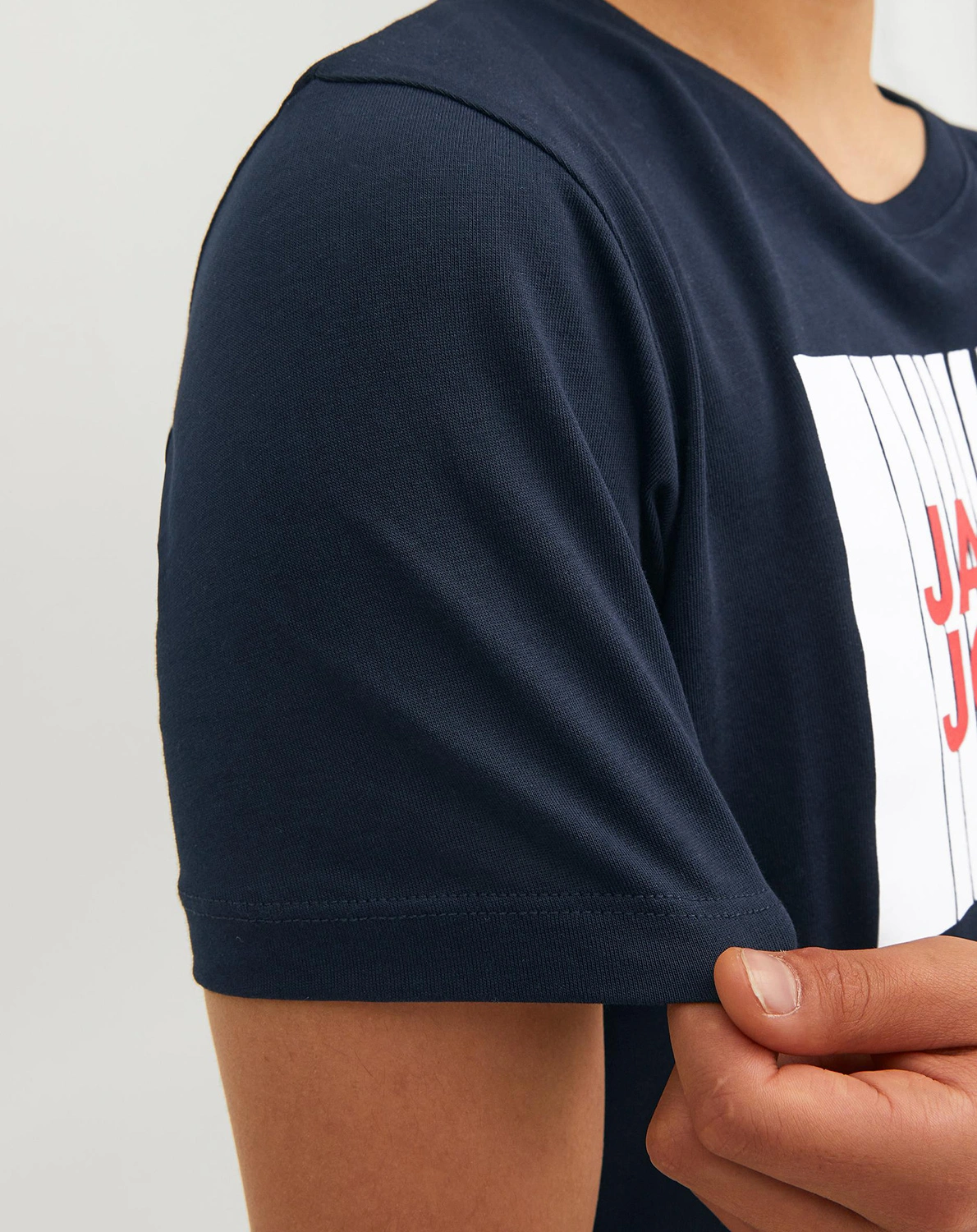T-Shirt LOGO in navy blazer