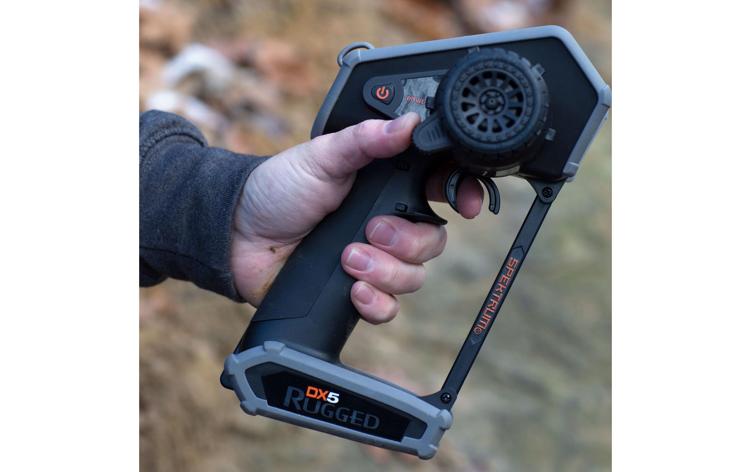 Fernsteuerung DX5 Rugged DSMR mit SR515<br>Solider 5-Kanal Sender für RC Fahrzeuge