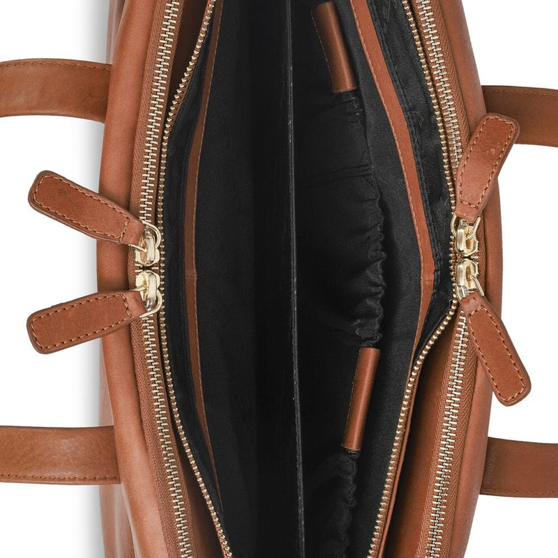 Plevier Dames Laptoptas Hearst 15,6 inch Cognac