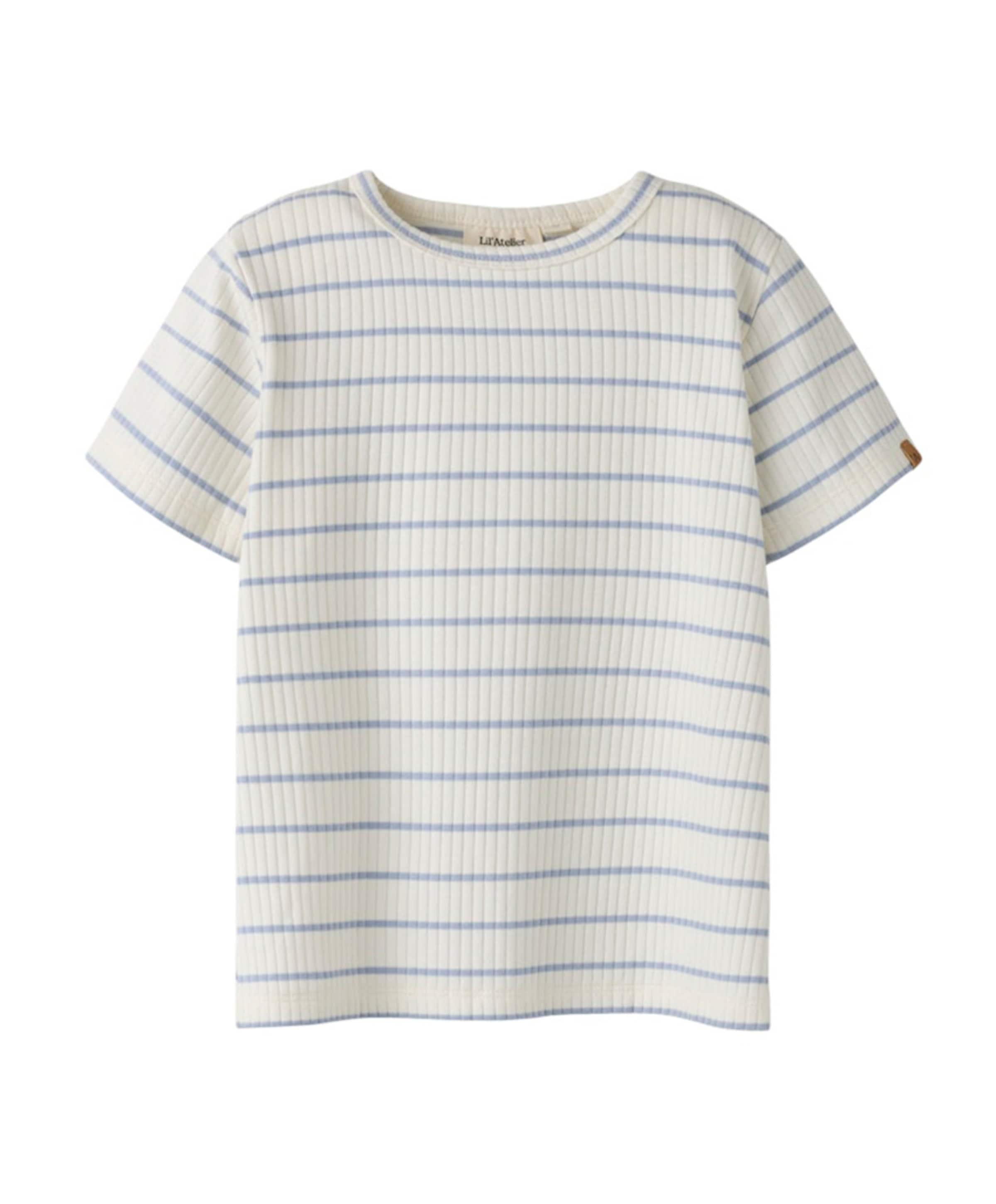 Lil' Atelier Jongens T-shirt ecru