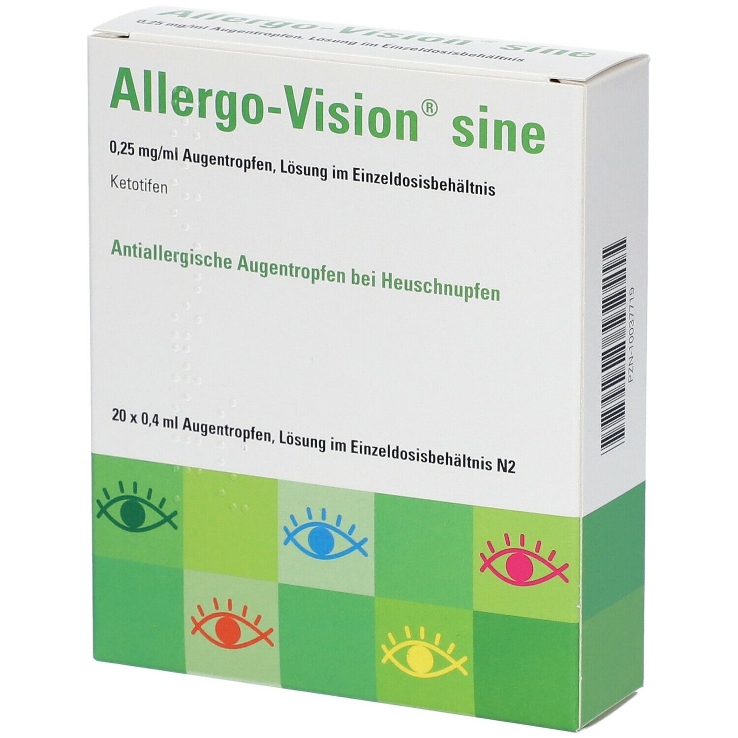 Allergo-Vision® sine 0,25 mg/ml Augentropfen