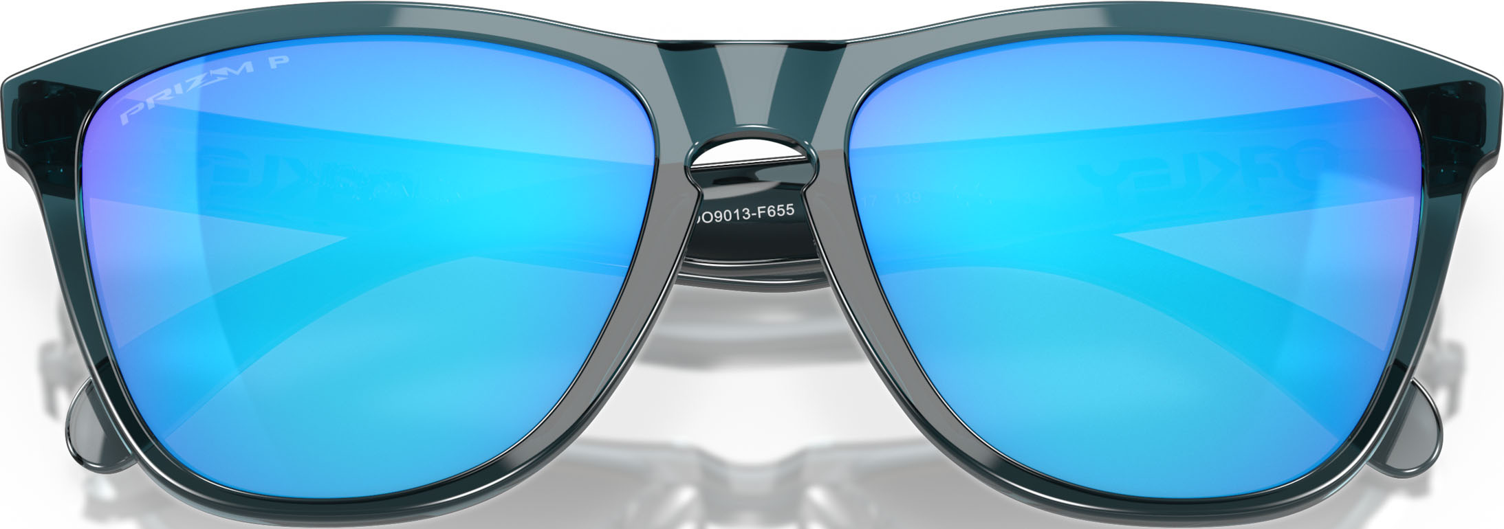 Frogskins F655/Crystal Black w/Prizm Sapphire Iridium Polarized