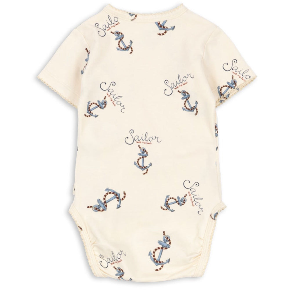 Køb Konges Sløjd Rock My Boat Basic Ss Newborn Body GOTS