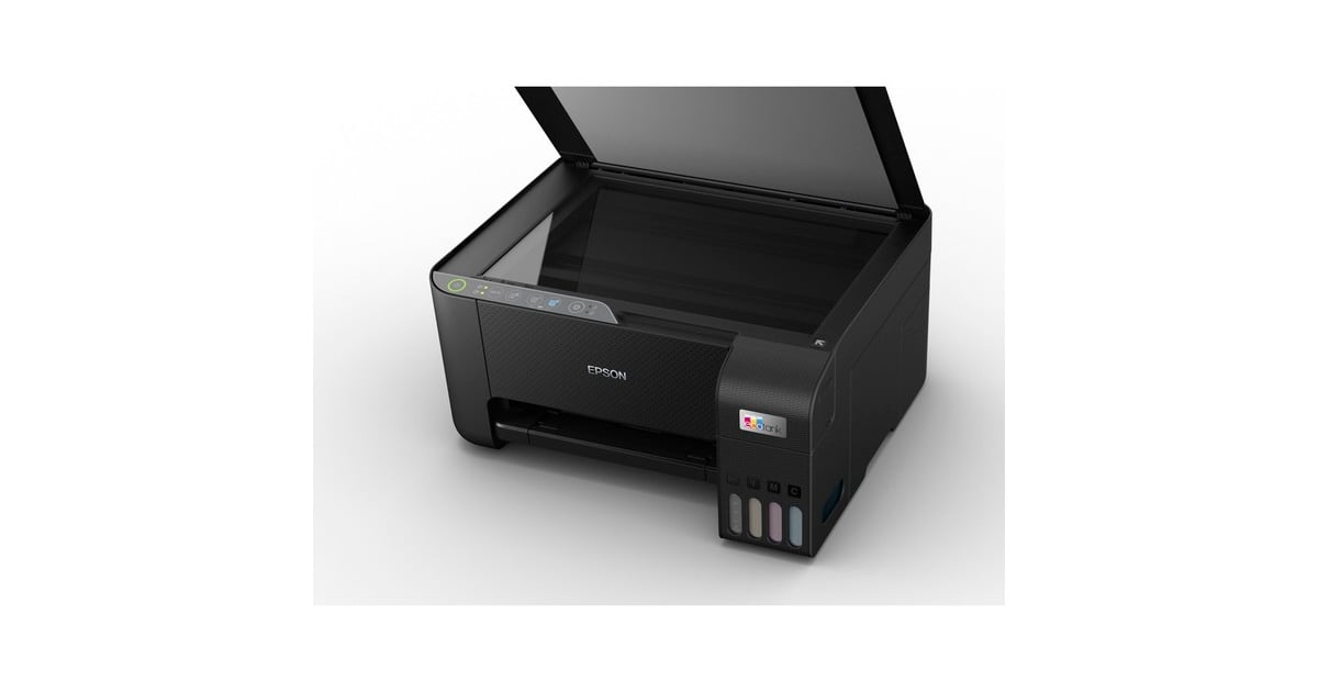 EpsonEcoTank ET-2860 A4 multifunctionele Wi-Fi-printer met inkttank all-in-one inkjetprinter  (Zwart, Scannen, Kopiëren, inclusief tot 3 jaar inkt)