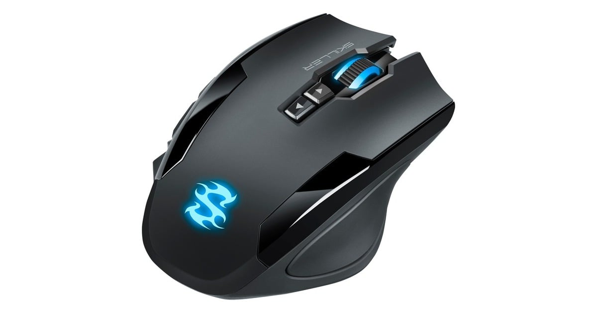 SharkoonSKILLER SGM1 RGB gaming muis  (Zwart, 10.800 dpi, RGB leds)
