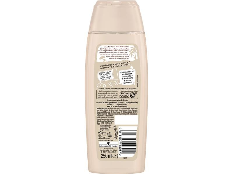 Fa Duschcreme und -Öl Kakao 250 ml Pflegedusche mit verwöhnendem Duft von Kakaobutter