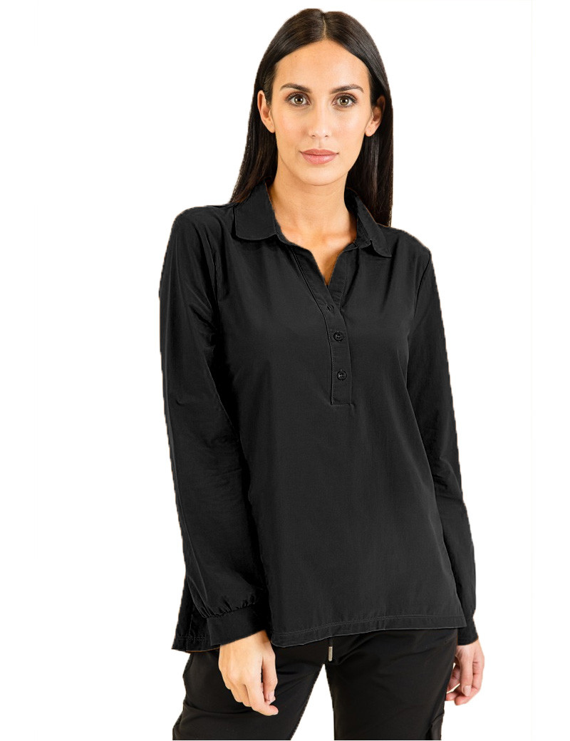 HBT BASICS ESSENTIELS | LILY TUNIQUE TOP FEMME NOIR