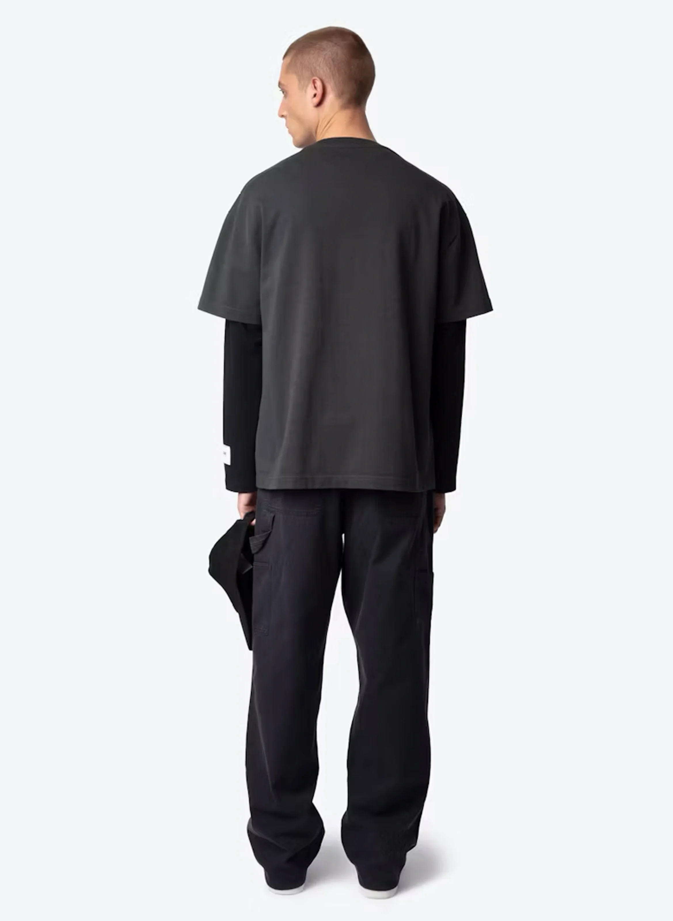 TEDDY - Tee-shirt oversize imprimé en coton bio | Gris