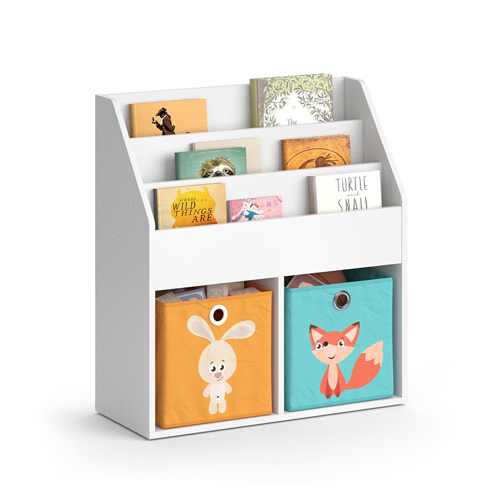 Vicco Kinderregal Bücherregal Aufbewahrungsregal Luigi Spielzeugablage Faltbox