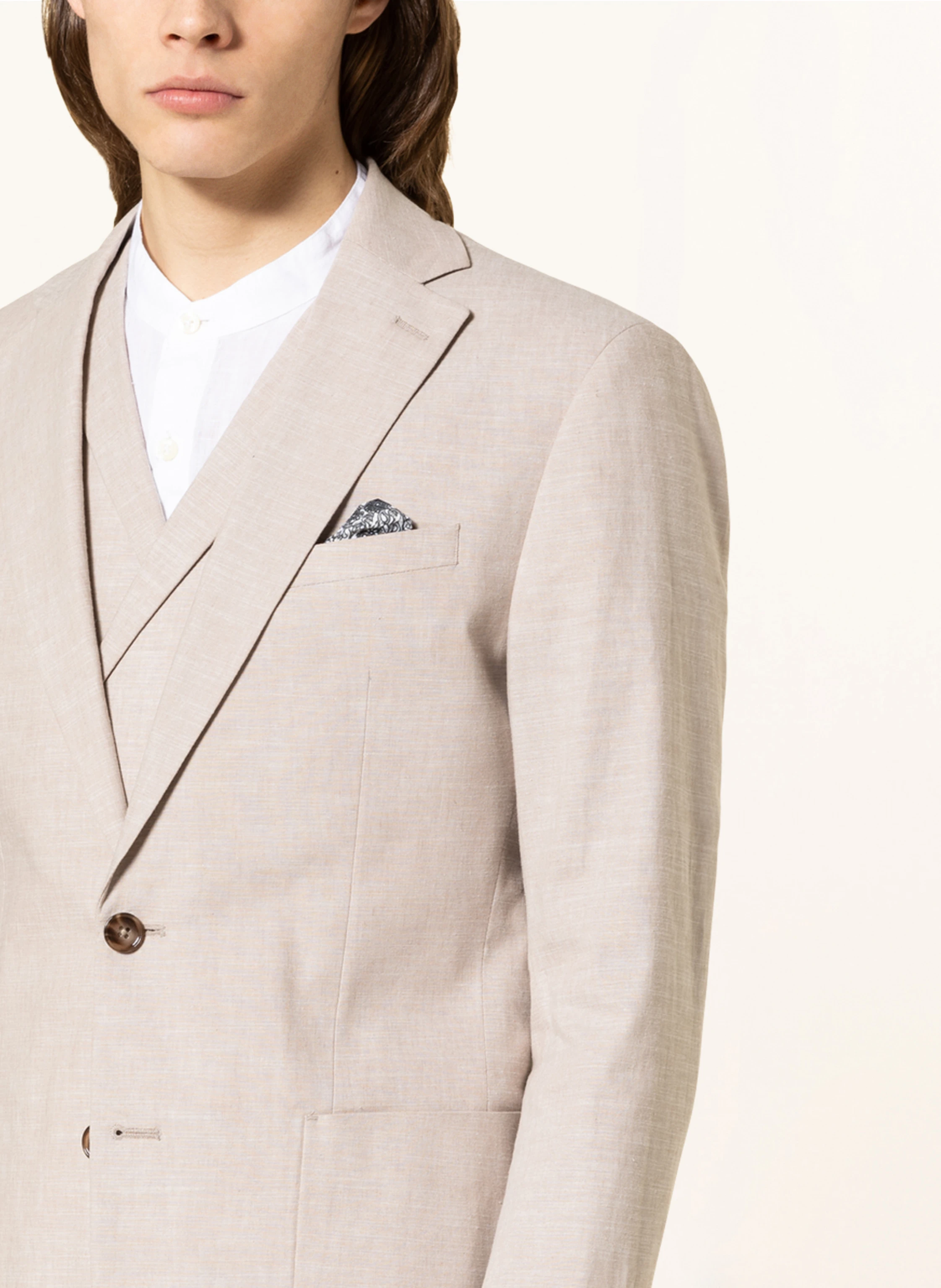 PAUL Sakko Slim Fit mit Leinen