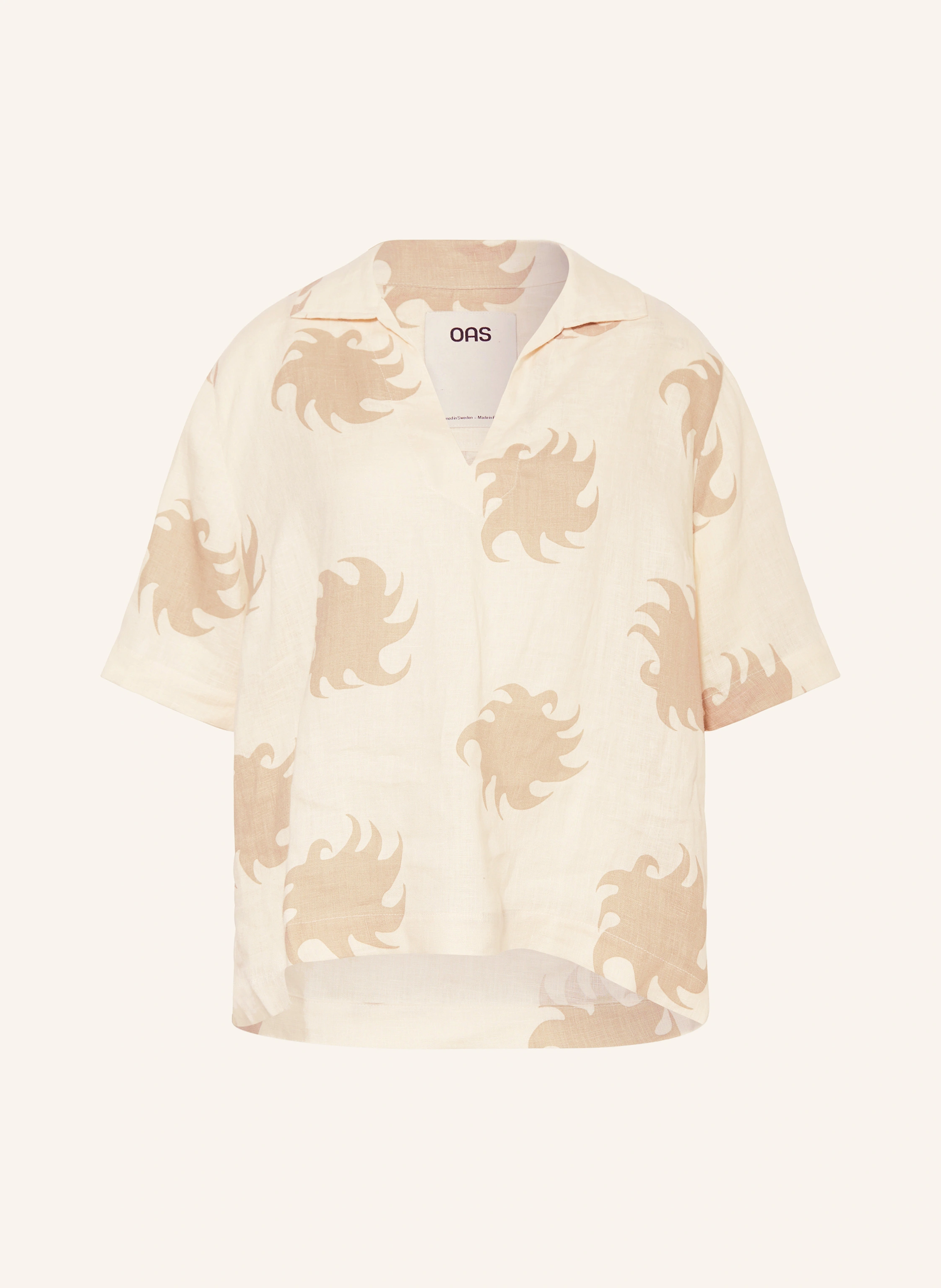 OAS Poloshirt HAZEL AMBER JAFFA aus Leinen