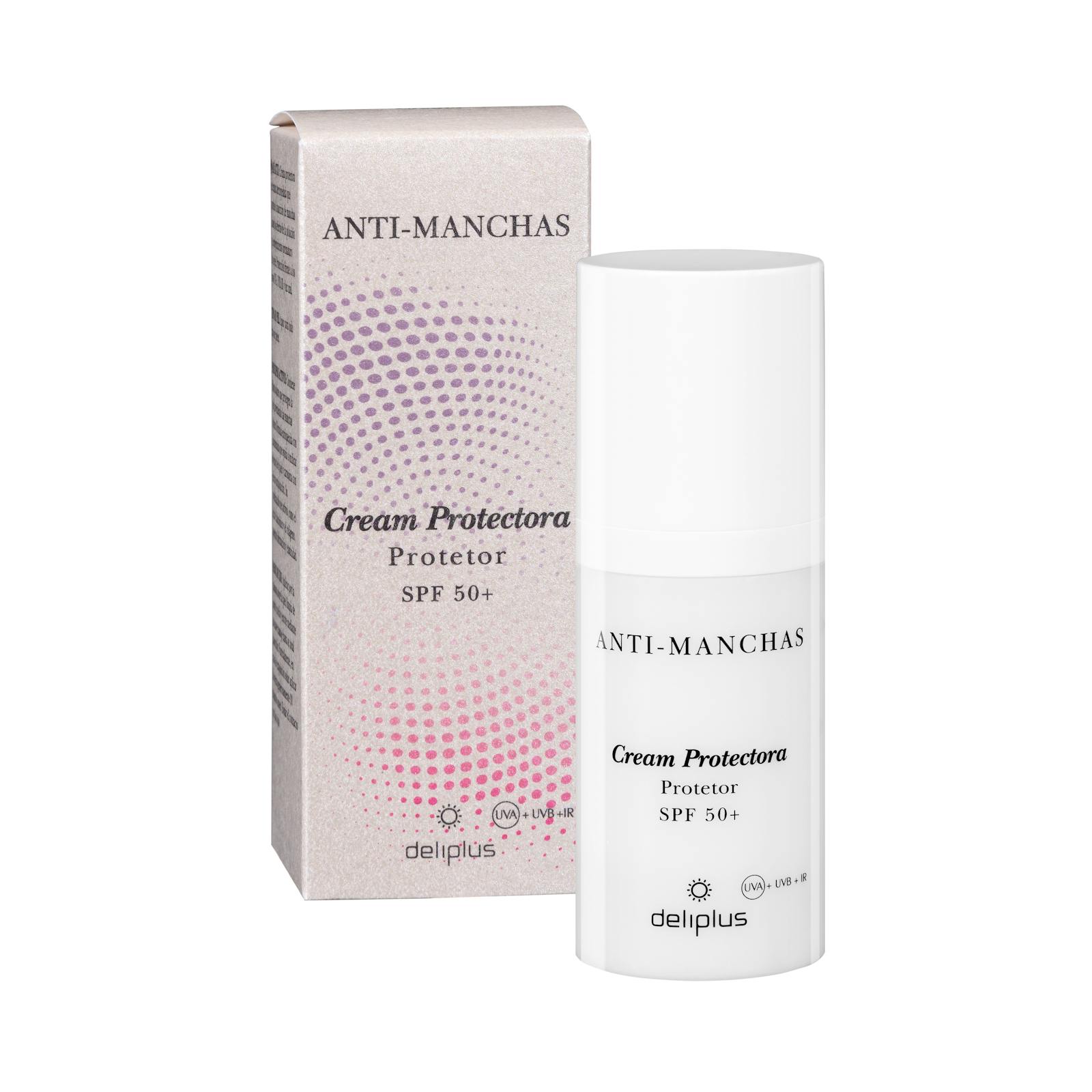 Crème protectrice anti-taches pour le visage Deliplus SPF 50+