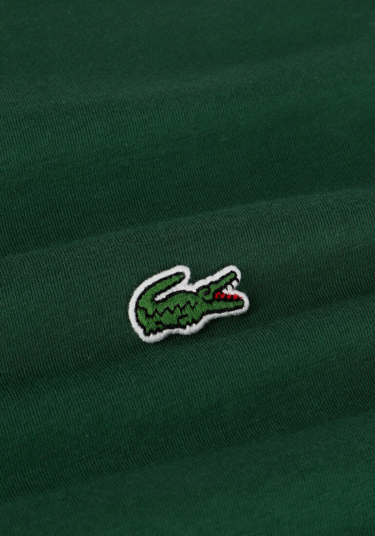 LACOSTE donkergroene lacoste t-shirt 1ht1 men's tee-shirt 1121