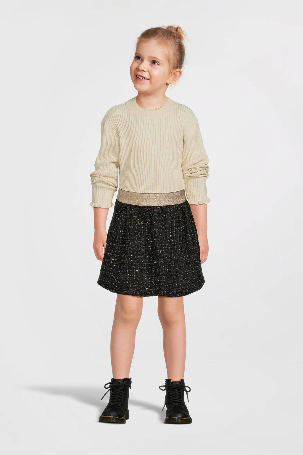 Moodstreet midi rok zwart