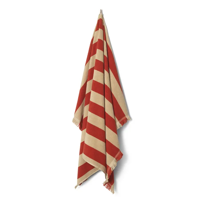 Ferm Living Drap de plage Alee | Rouge