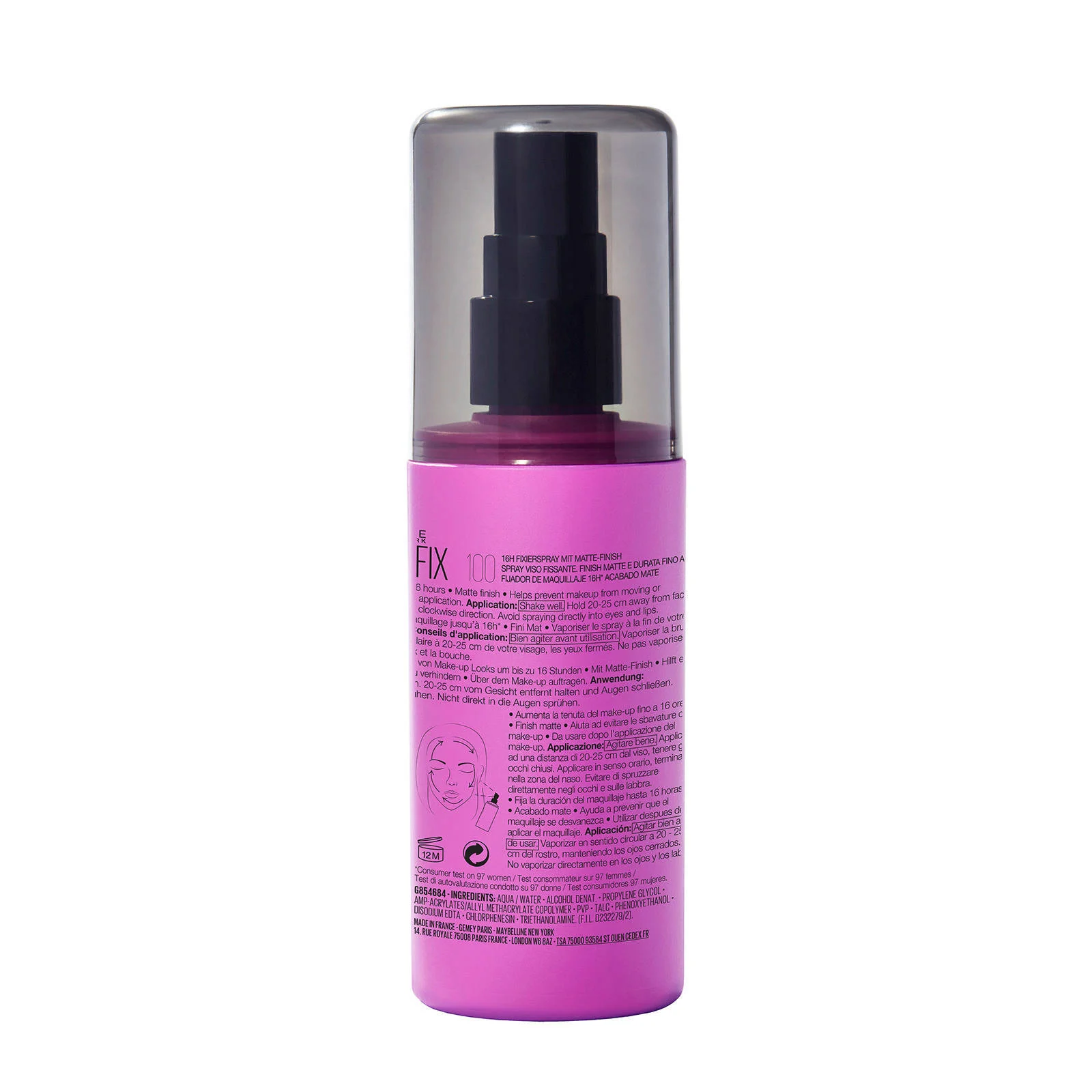 Maybelline New York Fix setting spray - 100 ml