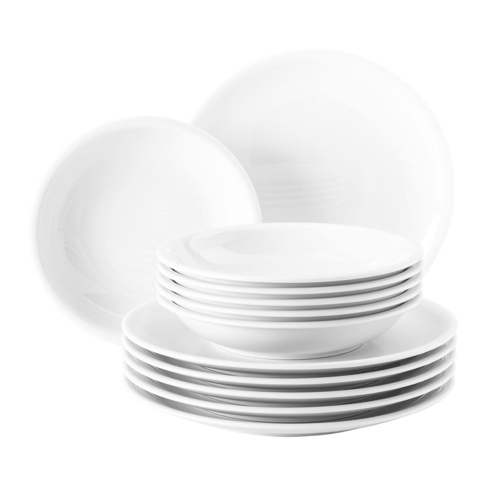 Seltmann Weiden Tafelservice Compact Weiß 12er Set
