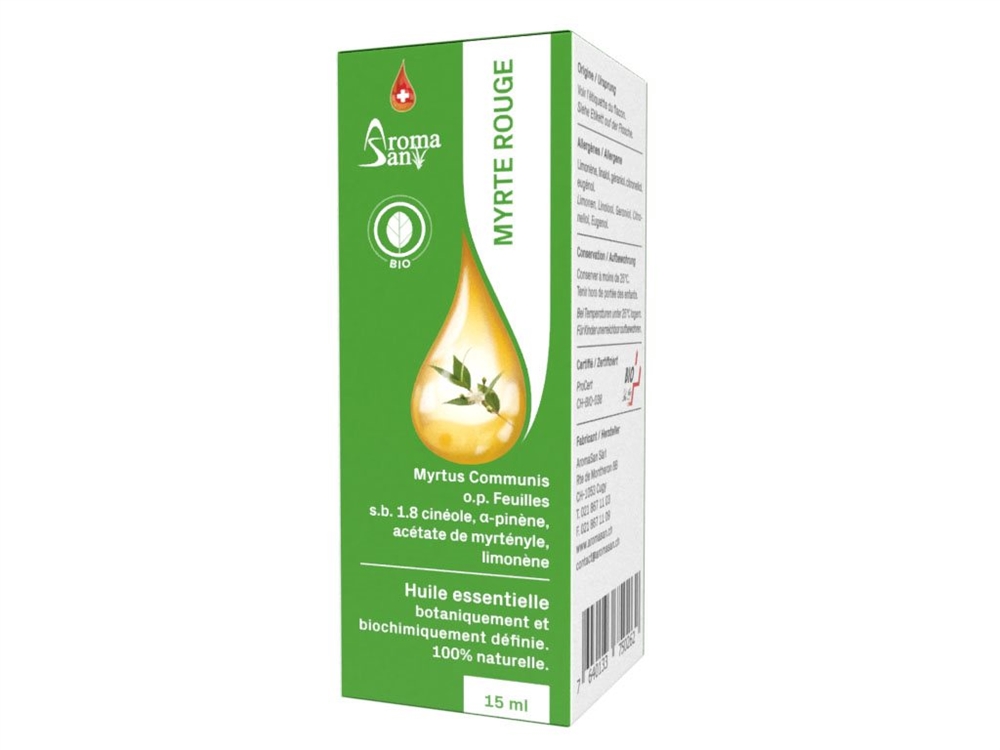 Aromasan Myrte Äth/Öl in Schachtel Bio 15 ml