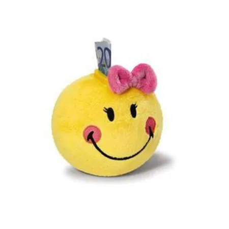 NICI Smiley World Spardose Smiley mit Schleife, rund