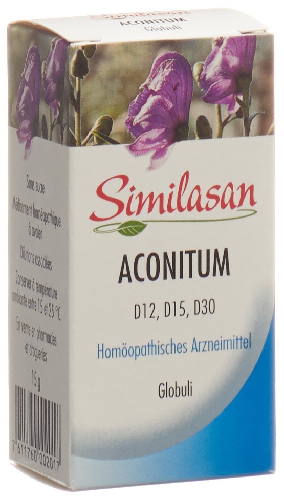 SIMILASAN Aconitum Glob D12/D15/D30 15 g