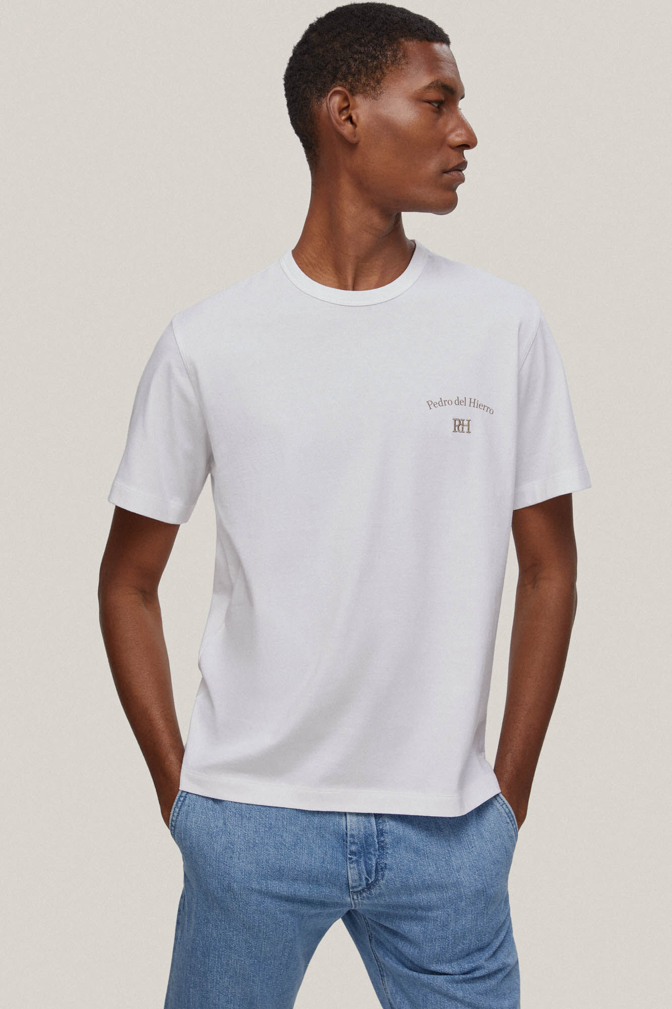 Camiseta com logo - Branca