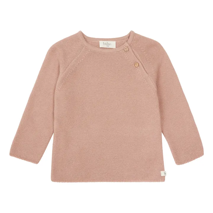 Búho Pull Coton Bio | Vieux Rose