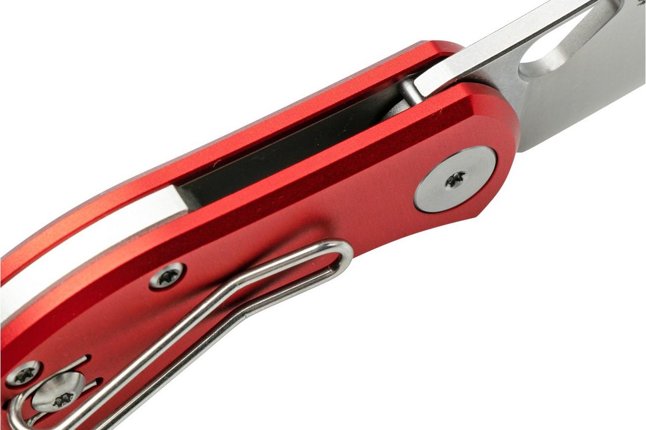 GiantMouse ACE Nibbler Red Aluminum, N690 zakmes, Ansø en Voxnaes design
