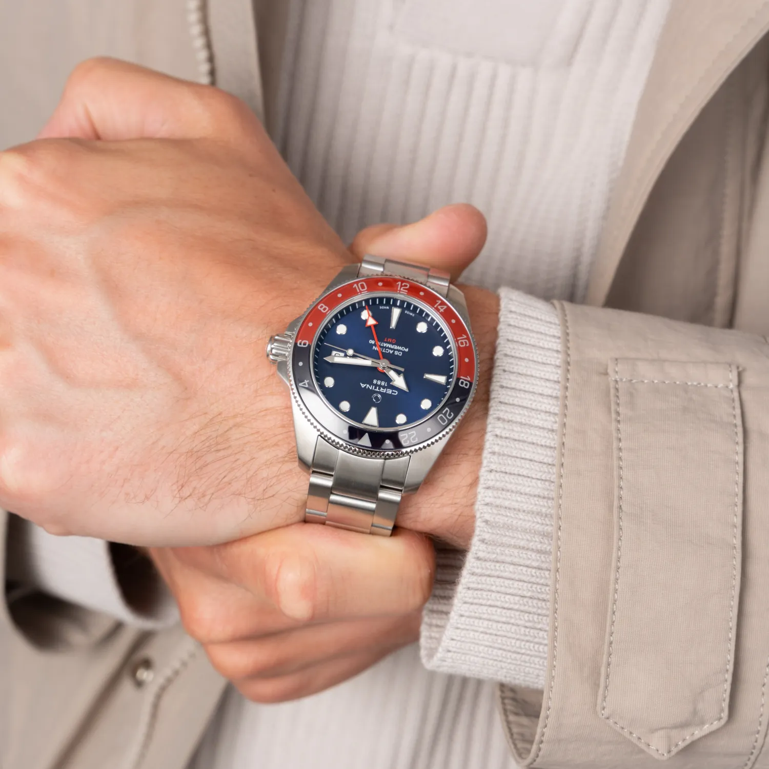 Certina DS Action GMT Powermatic 80 C0329291104100