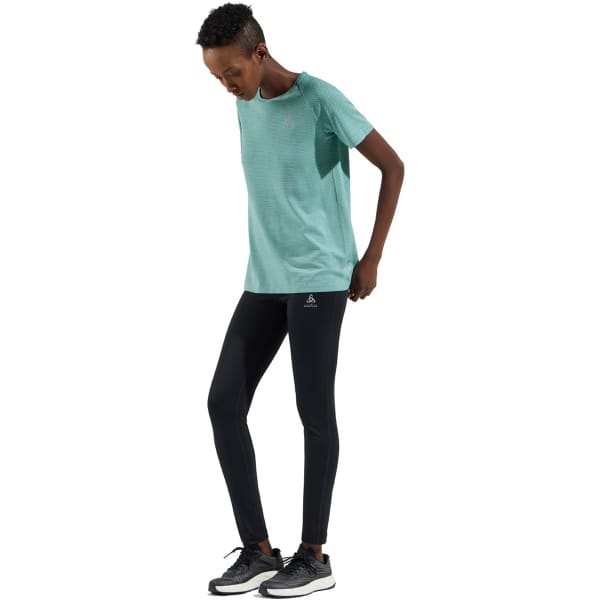 T-shirt running ODLO TS CREW NECK S/S ESSENTIAL SEAMLESS W AQUA HAZE MELANGE