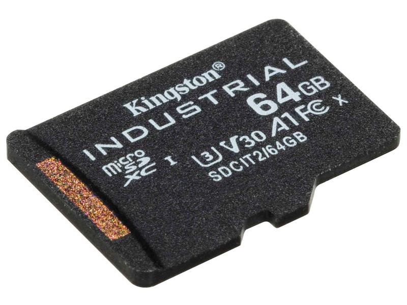 Kingston microSDHC-Karte Industrial UHS-I 64 GB Industrielle microSDXC-Speicherkarte mit 64 GB
