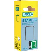 Rapid Agrafe fil plat no. 140, 10 mm, petit paquet