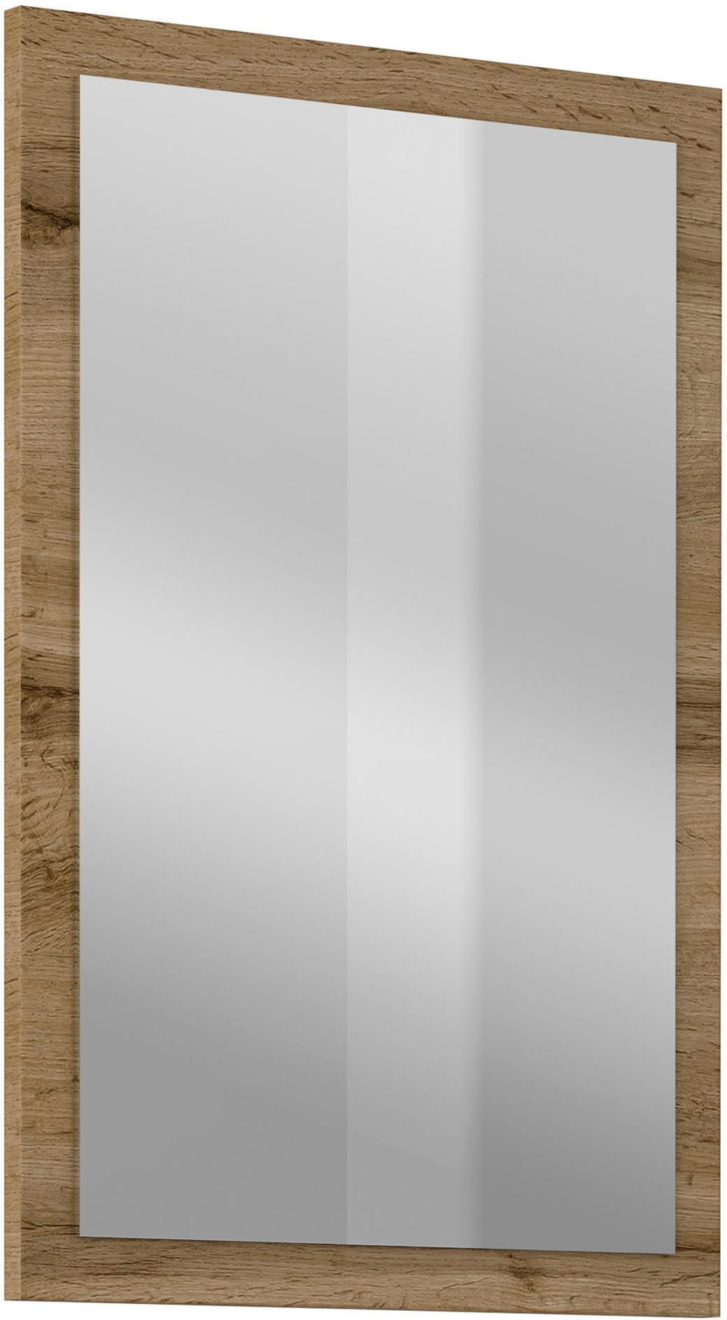 INOSIGN Garderobenspiegel »Cross,Breite 40-60 cm moderner Flurspiegel hochkant oder quer hängend« Wandspiegel mit Rahmenoptik